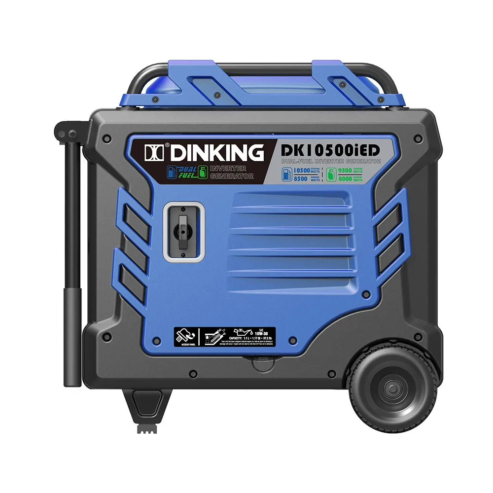 Dinking Factory Best Gas Inverter Generator Dual Fuel Portable Generator 8kw