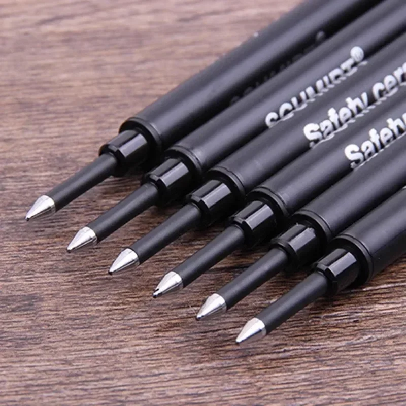 

Schmidt Neutral Metal Refill 0.5mm black Roller Ballpoint pen refill Business Officel School Stationery Accessories Write Smooth