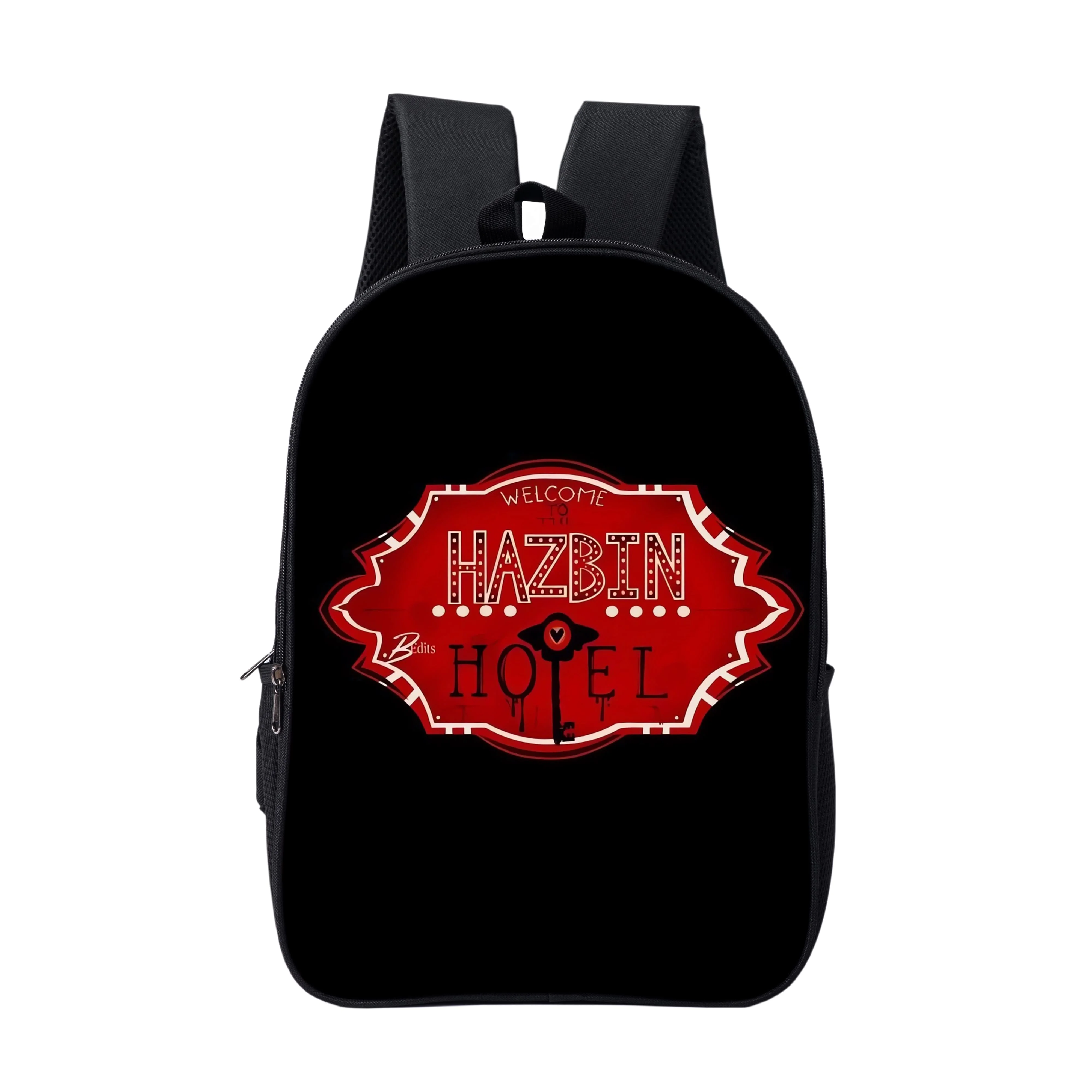 حقائب مدرسية جديدة لسماعة رأس الفندق من Hazbin للأولاد/الفتيات، أفضل هدية كرتونية ثلاثية الأبعاد لحقيبة ظهر الطالب المراهقين