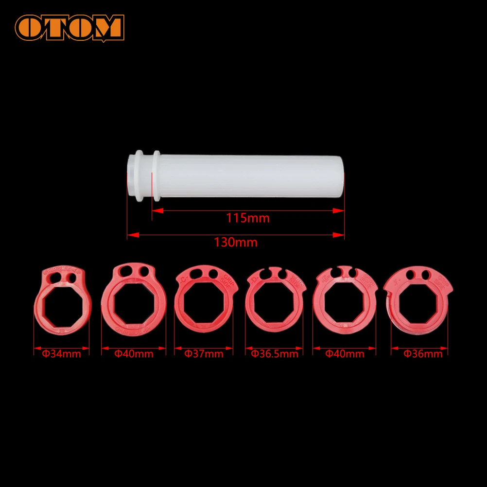 OTOM Motorcycle Throttle Grip Handlebar Lock-on Grips Set Oiler Rotary Handle Refit Fuel For HONDA KAWASAKI YAMAHA SUZUKI KTM