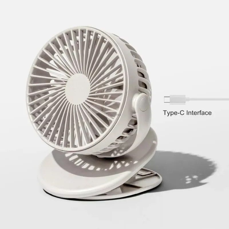 Youpin  Solove Clip Mini Fan F3 Portable Handheld Windshield 360 Degree Front Mesh Removable Rechargeable for Home Office