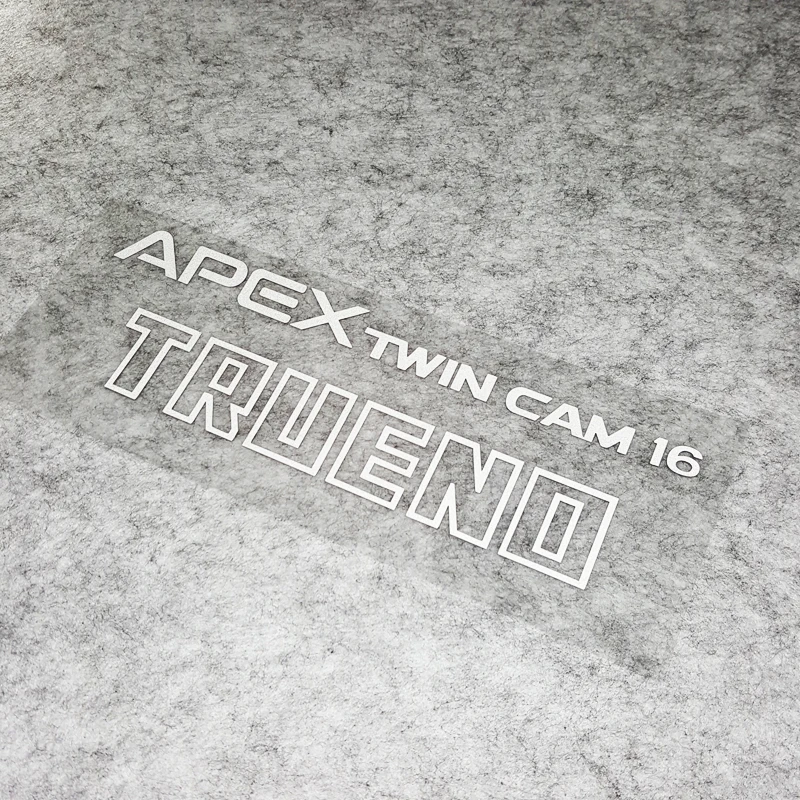 Car Styling and Decals for AE86 BRZ APEX TWIN CAM TRUENO Sticker Truck Auto Body Door Rear Windshield Window Tank view 4