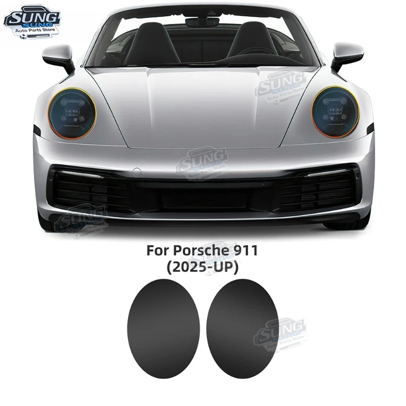 

Защитная пленка для Porsche 911 2025, пленка заднего вида для фар автомобиля, дымчато-черная прозрачная наклейка для ремонта, защита краски из ТПУ