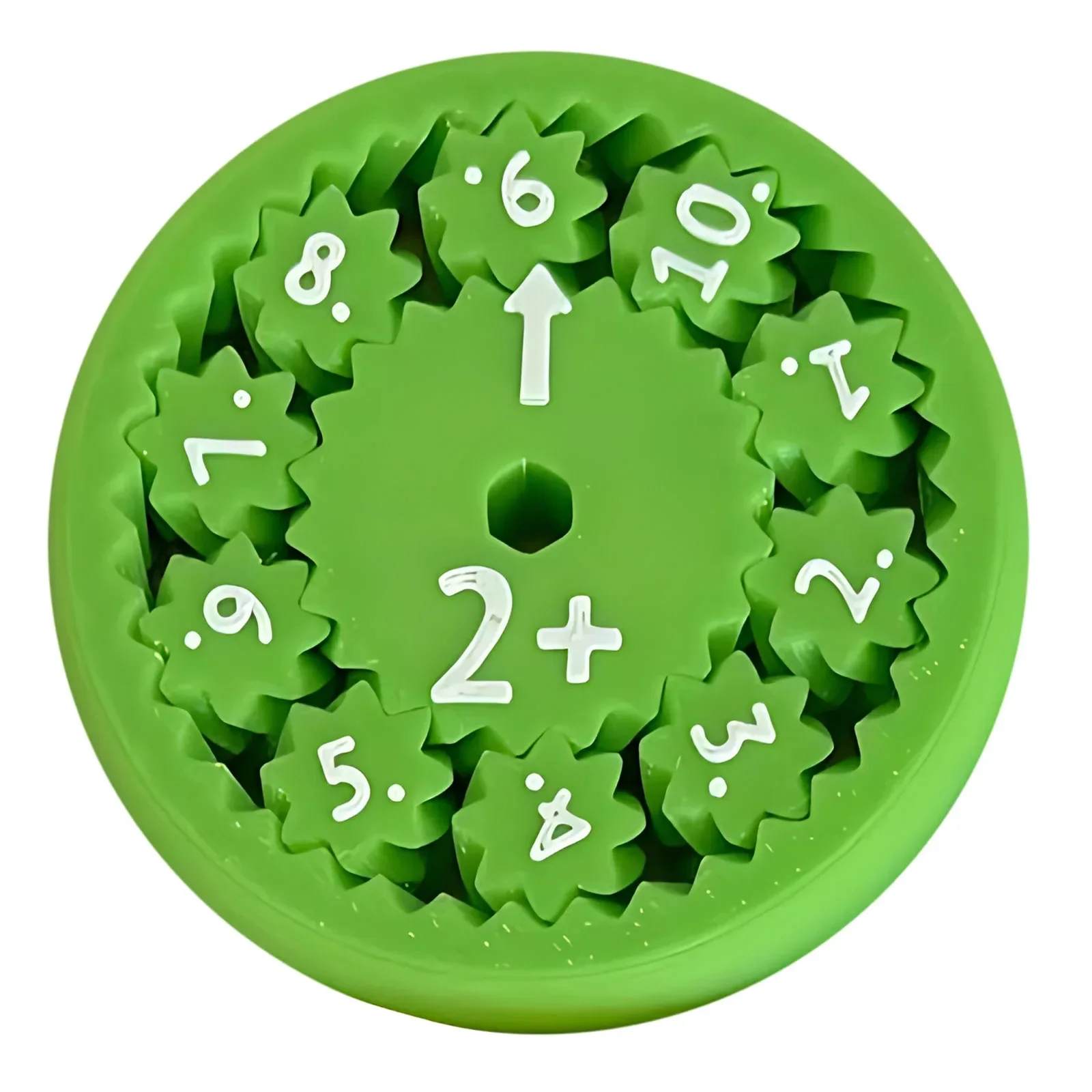 Spinner de matemáticas para aprender aritmética, juguetes de rompecabezas de matemáticas, Spinner de enseñanza, juguetes de iluminación, 9 piezas