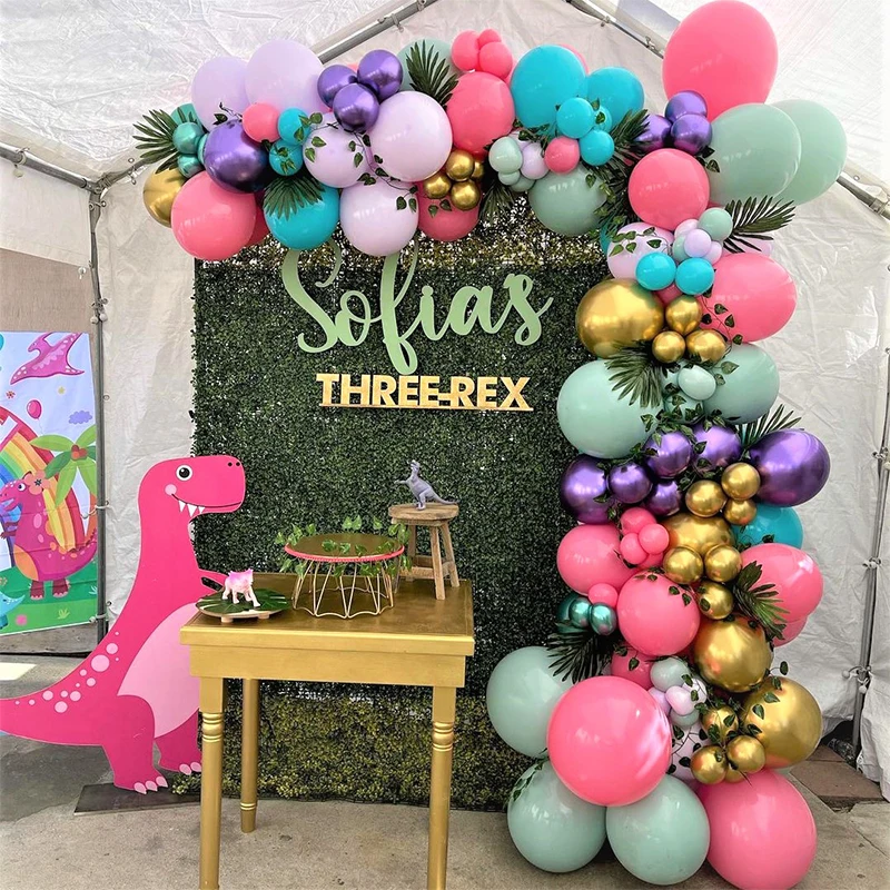 Dino Ausschnitte Dinosaurier Party Requisiten Geburtstags feier Dekorationen Schaumstoff Board Dino Standee Triceratops Rex Tany stropheus Dekor – Detail 5