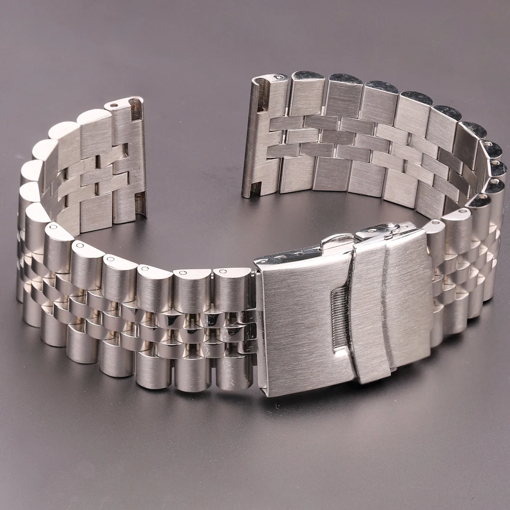 

Solid Stainless Steel Watch Strap Bracelet Compatible Seiko SKX007 SKX009 18 20 22 24mm Women Men Metal Watchband Accessories