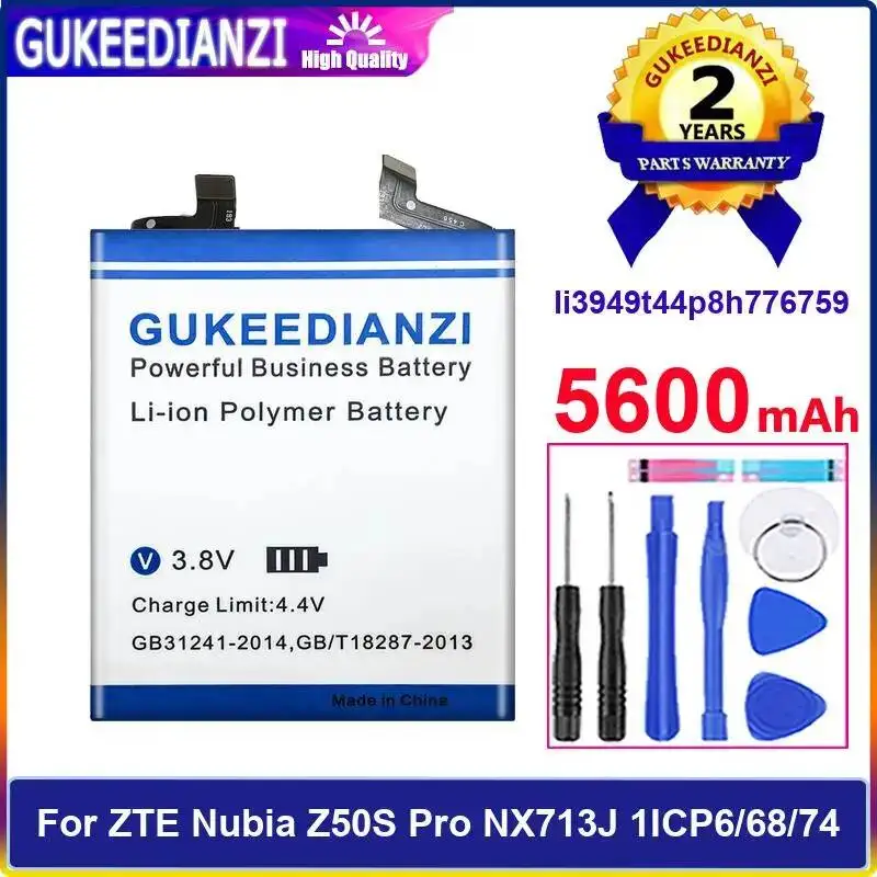 li3949t44p8h776759-5600mah-for-zte-nubia-z50s-pro-nx713j-1icp6-68-74-mobile-phone-battery-long-lasting