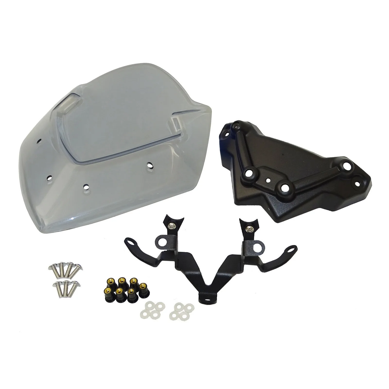 

Windshield w/Bracket Deflector Screen For SUZUKI GSX-S1000 2015 2016 2017 2018 2019 2020