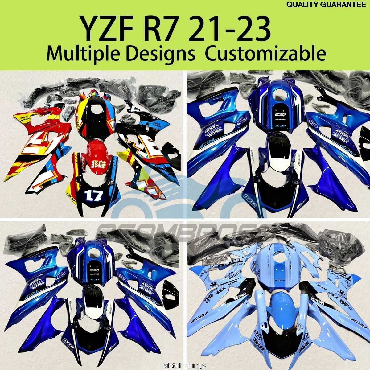 

Motorcycle Fairing Body Kit YZFR7 21 22 23 Aftermarket Plastic Set Fairings for YAMAHA YZF R7 2021 2022 2023