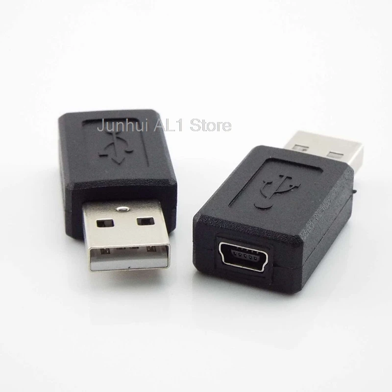 

USB 2.0 A «мама» на мини-B 5-контактный разъем «мама/папа» для Mini Type-A B Jack Splitter PC Smart Phone OTG Converter