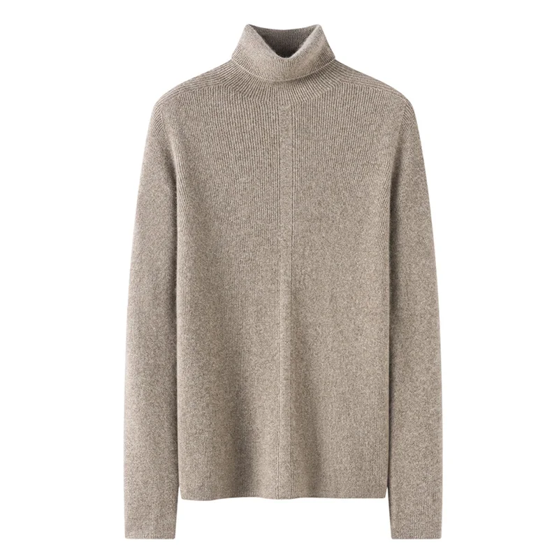 

Женская водолазка, толстый свитер, осень-зима, простой облегающий пуловер Grace, трикотаж из 100% кашемира, базовые универсальные новые топы