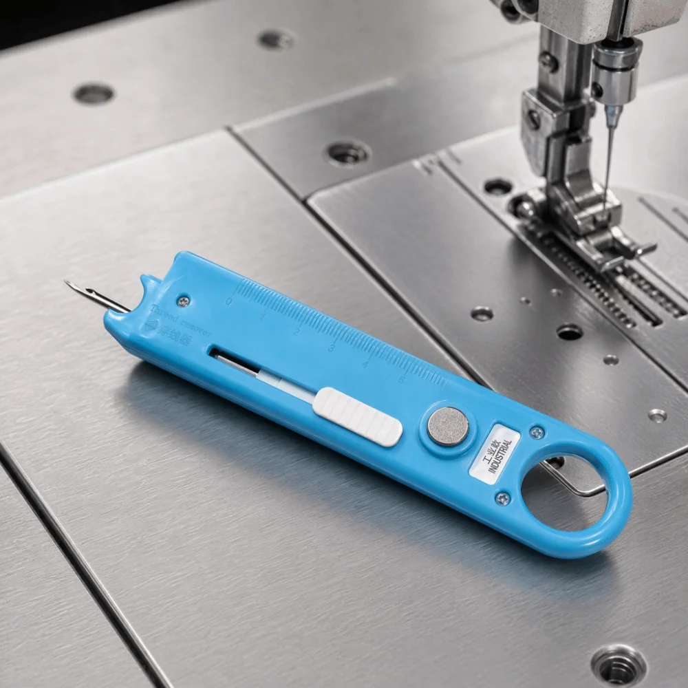 Multifunctional Automatic Needle Threader Portable Handheld Quick Threading Tool Precision Magnifying Glass