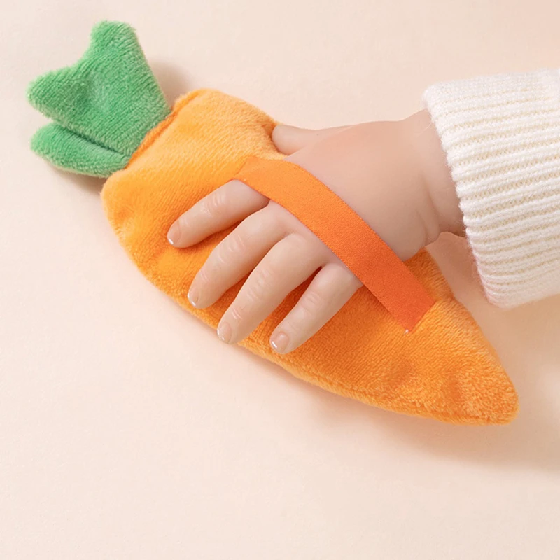 Anti-Startle แหวนกระโดดตุ๊กตาเชือกเด็กมือถือแครอทของเล่น Soothing Sleep Aid สําหรับทารก Sleeping Artifact