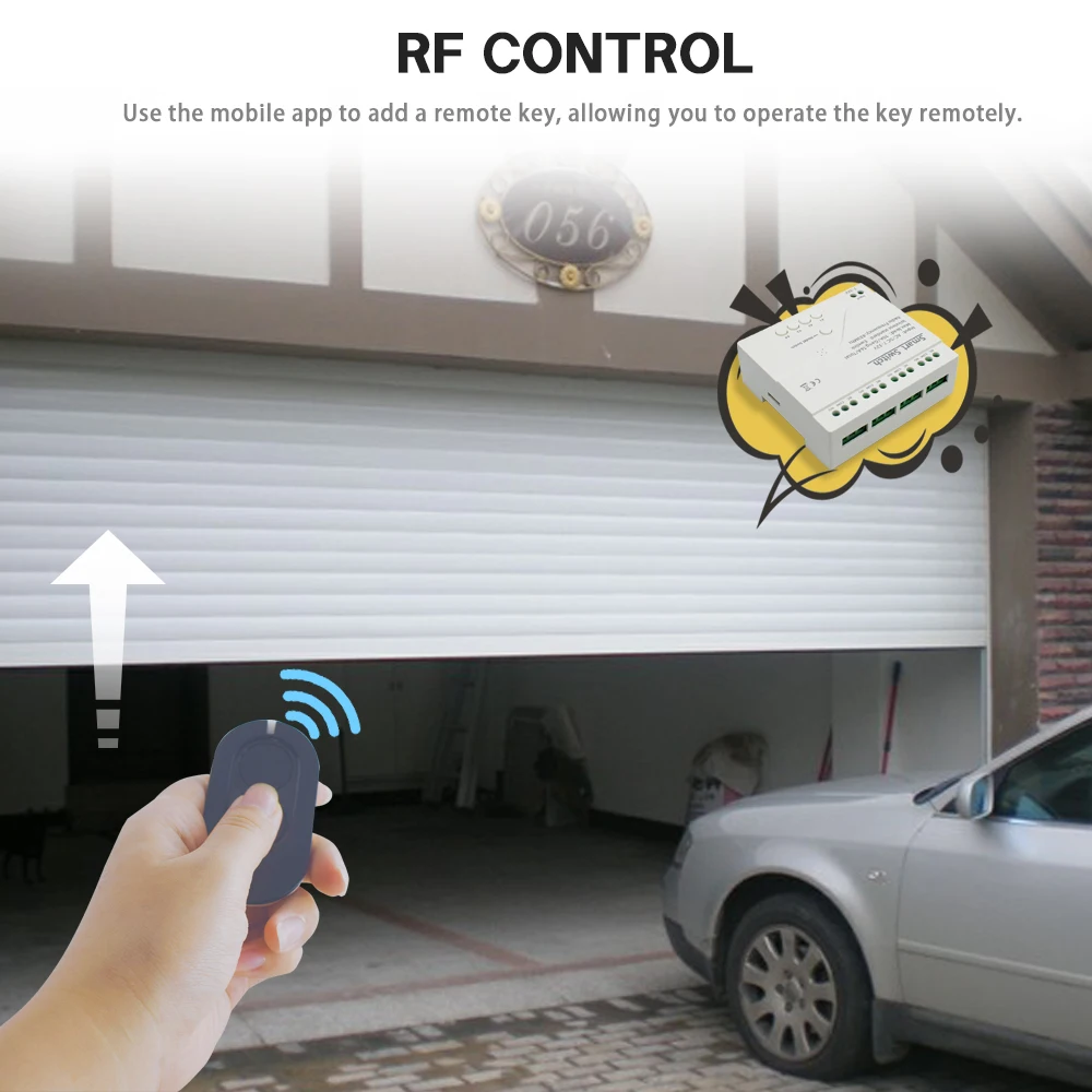 EWelink Smart WiFi Switch 1/2/4CH 12V 24V 220V 10A/Channel RF433MHz Relay Module APP Remote Control Works with Alexa Google Home