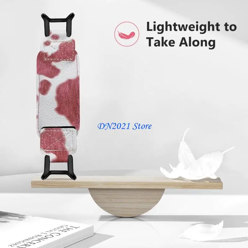 

F3KE Portable Hand Strap For 6-8inch E Readers Soft AntiSlip PU and Elastic Rope Design For Commuting And Travel