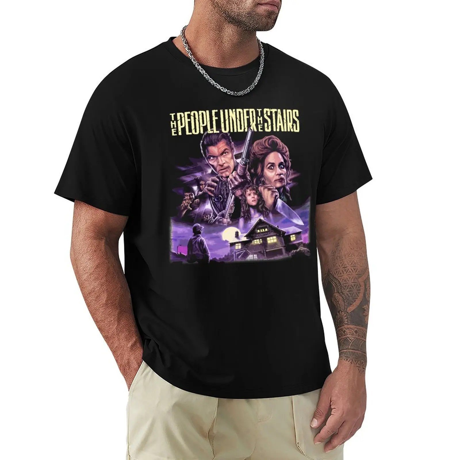 Camiseta The People Under the Stairs, camiseta informal de manga corta que combina con todo