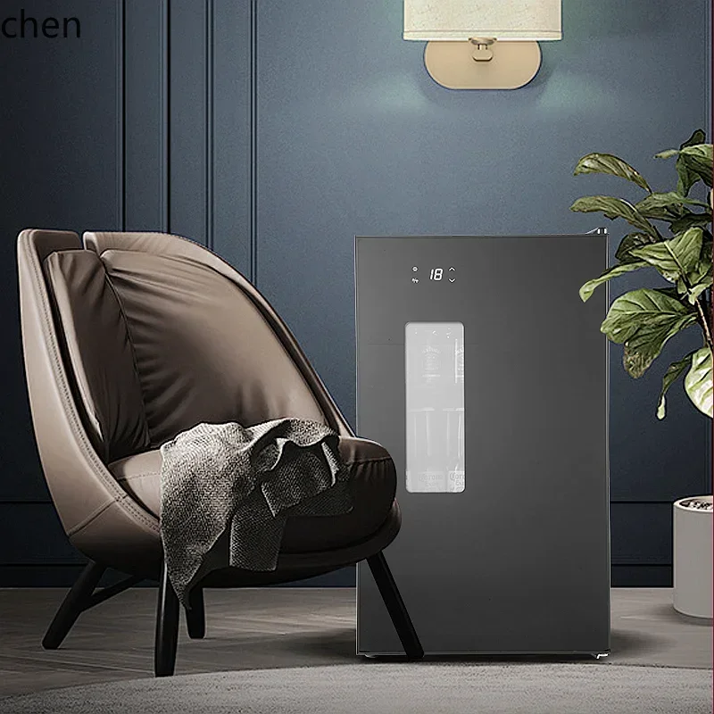 BG. Ice Bar Office Household Small Tea Storage Refrigerator Fresh Keeper Beverage Cabinet Red Wine Cabinet Refrigerator