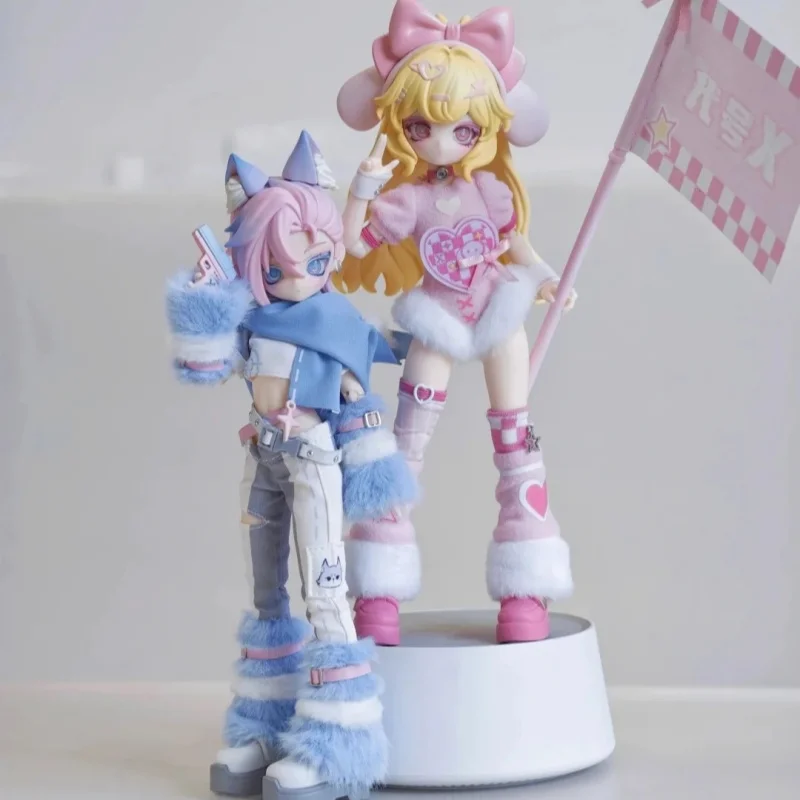 New 1/8 Bjd Blind Box Code Name X Elite Agent Series Cute Anime Girls Action Figure Desktop Ornament Trendy Toy Surprise Gift