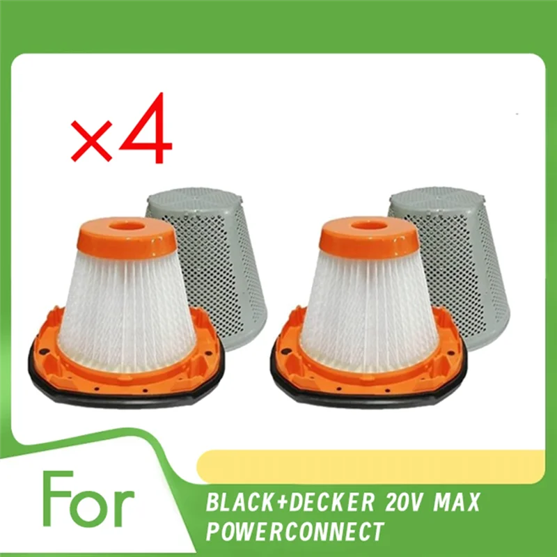 

Замена фильтра ABRW-4PCS для BLACK + DECKER 20V MAX POWERCONNECT, модель ручного пылесоса BCHV001C1, замена фильтра