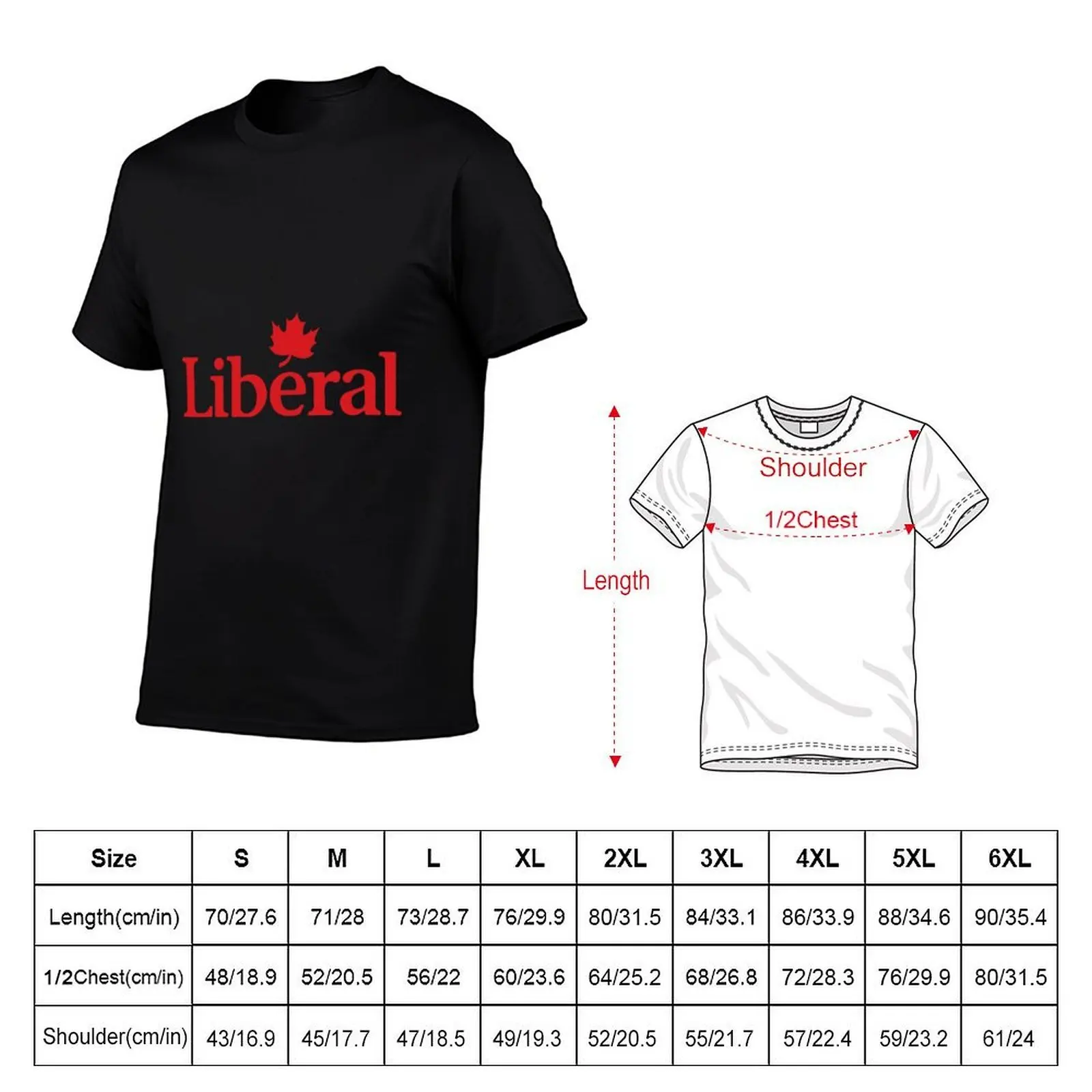 Liberal Party of Canada T-Shirt shirts graphic tee vintage clothes men t shirts high quality
