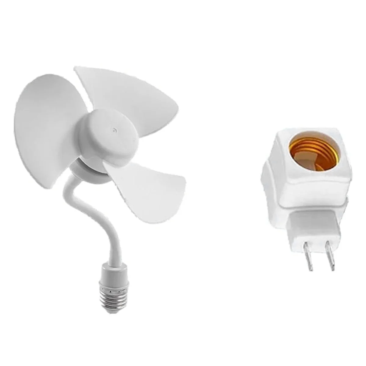 

E27 Screw-in Universal Fan,3 Blades E27 Thread Base Ceiling Fan,Low Noise Cooling Fan,E27 Thread Ceiling Fan