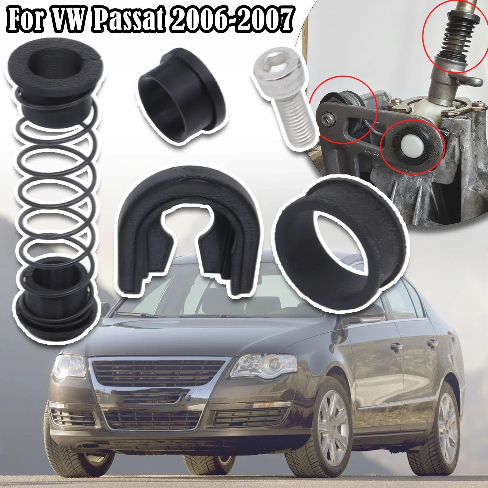 

Gearbox Repair Kit For VW Passat Bora 2006 2007 MT Trans Shifter First Gear Getter Reverse Lever Change Selector Linkage Bushes