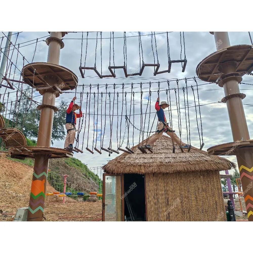 Sicurezza Primo corso di corda per esterni durevole ed ecologico in porcellana certificata e attrezzatura con cerniera con dimensioni personalizzabili