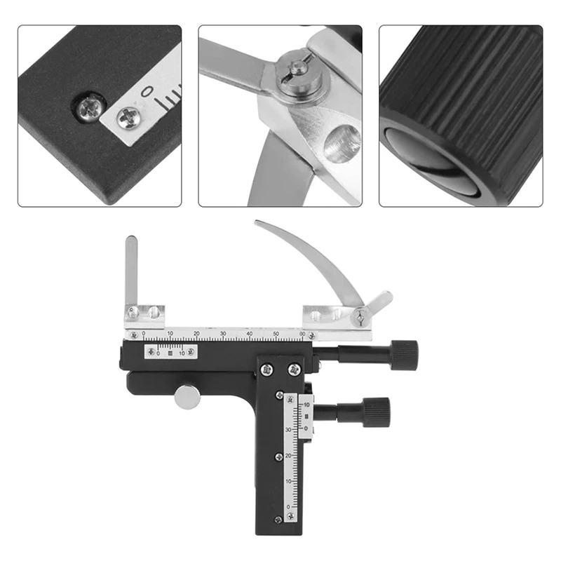 Microscoop Mechanische Stage, Mechanische Stage Microscoop, Professionele Bevestigbare Mechanische Stage Remklauw Met Schaal