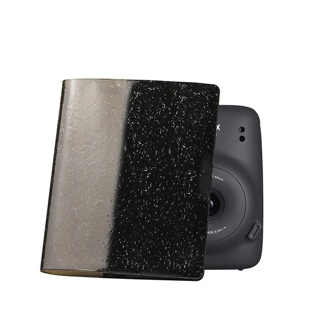 LOMO Cards Card Sleeve Bling Cover 64 Capacity Transparent Cards Mini Holder Binders Albums Photo Album Card Stock