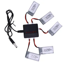 Sostituzione di ricambio per batteria Lipo 3.7V 380mAh 752035 25C per Hubsan X4 H107 H107L H107D JD385 JD388 per Multi-rotori per aerei RC 1S