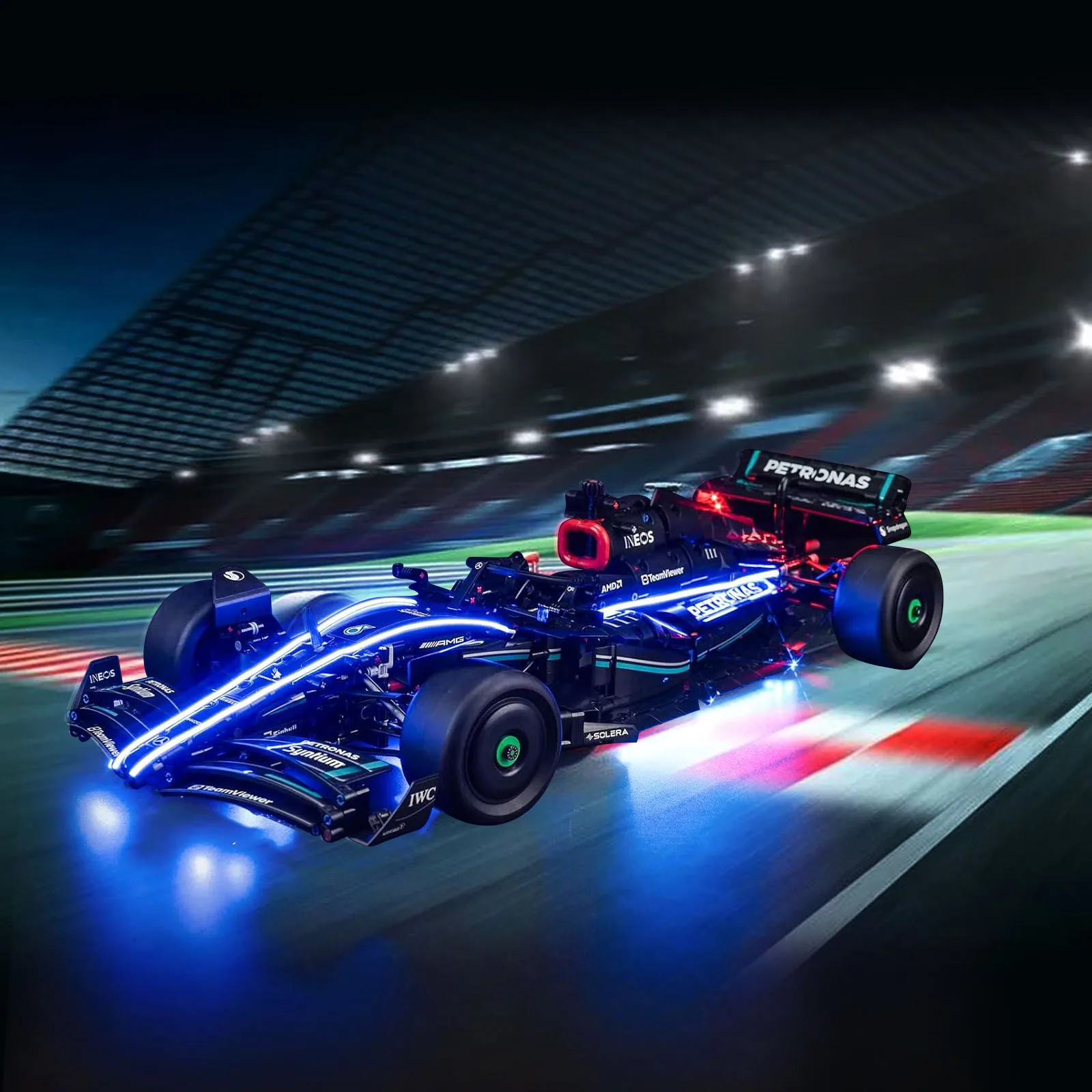 LYBMTWF LED Lighting Kit Compatible with Lego 42171 AMG F1 W14 E Performance Car    (NOT Include The Model Bricks)