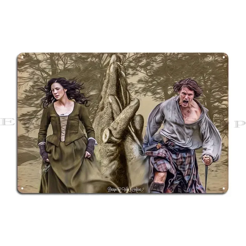 Behind The Stones Metal Plaque Poster Pub Garage Wall Cave Character Club Tin Sign Poster