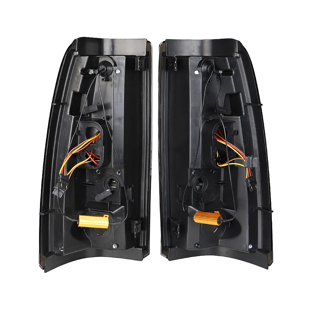 مجموعة مصابيح خلفية للفرامل الخلفية LED لسيارة تشيفي سيلفرادو 1500/2500 HD 1999-2002 3500 جي إم سي سييرا 1999-2003 #5