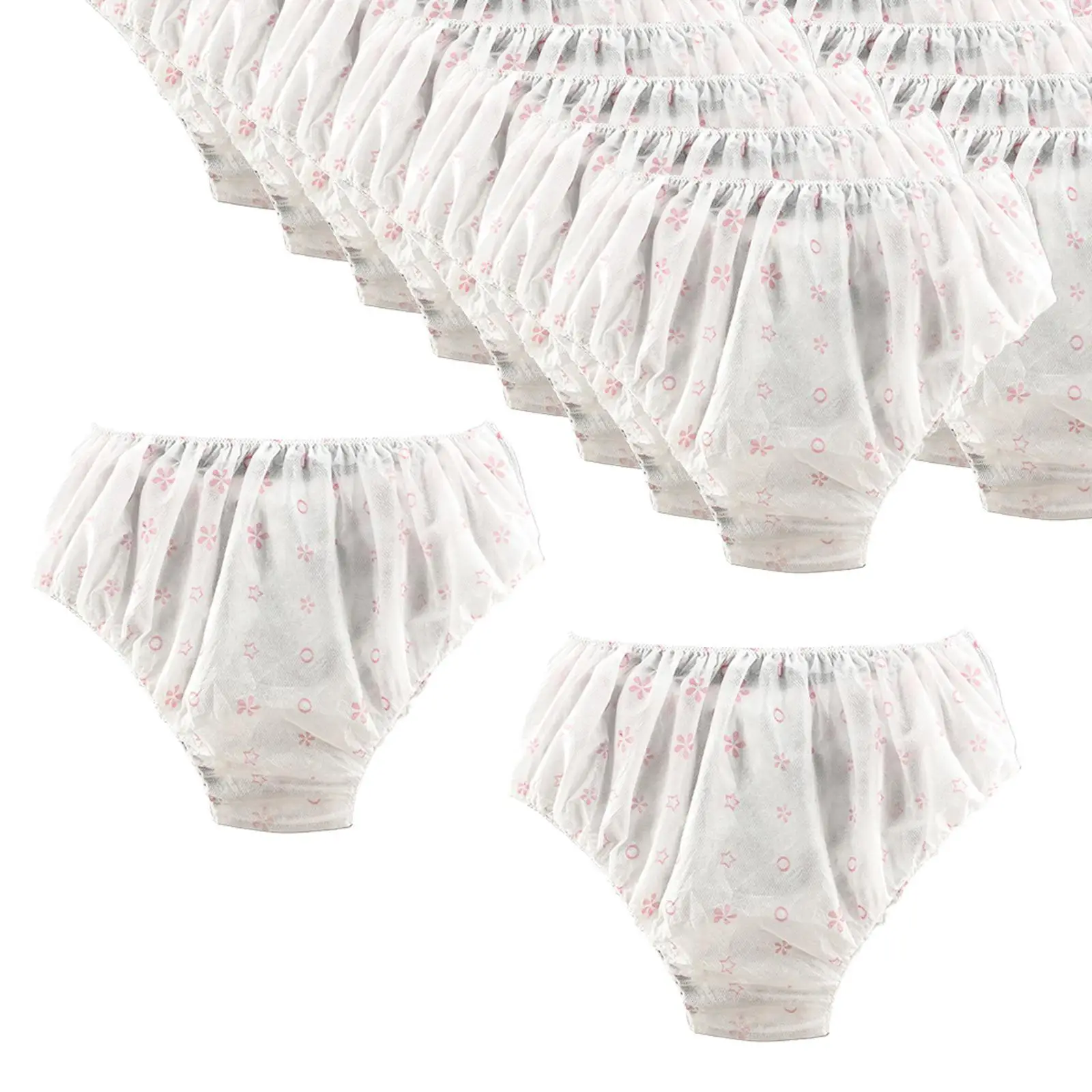 

30x Disposable Panties Breathable Adjustable for SPA Women Men White 30 pcs