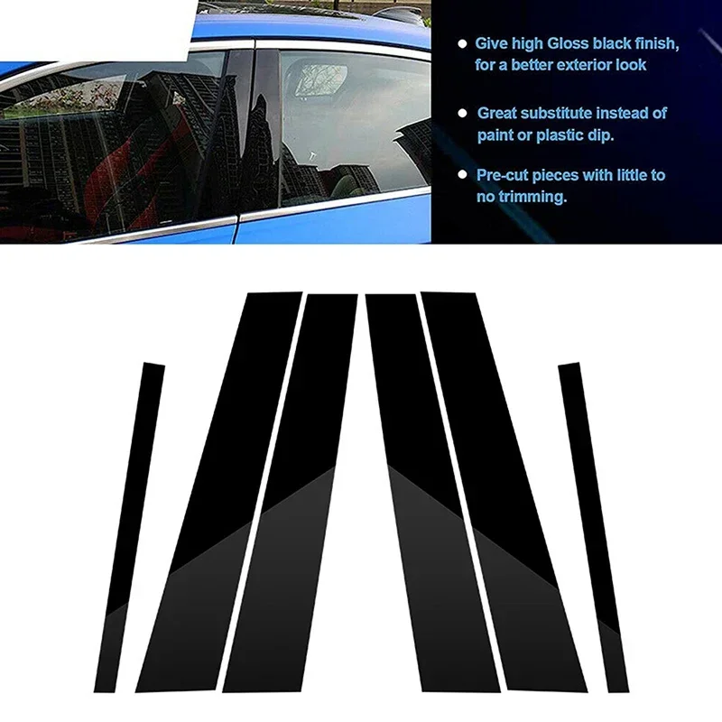 Car Window Pillar Posts Door Trims Cover for BMW 1-Series F20 2012 2013 2014 2015 2016 2017 2018 2019 Accessories Exterior Parts