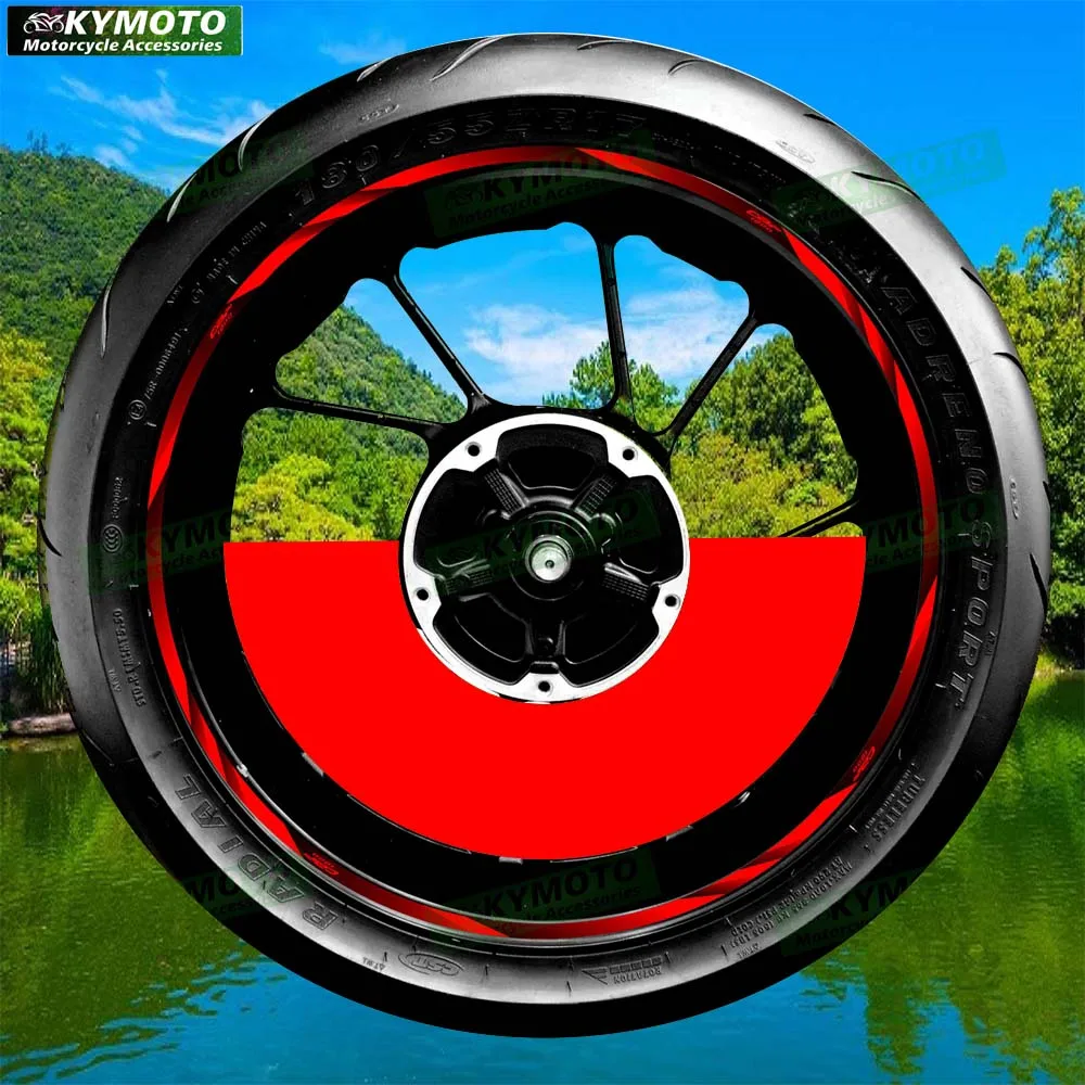 

Для Honda CBF1000 CBF 1000 аксессуары для мотоциклов 17 дюймов наклейки на колеса светоотражающий обтекатель модификация обода наклейка украшение