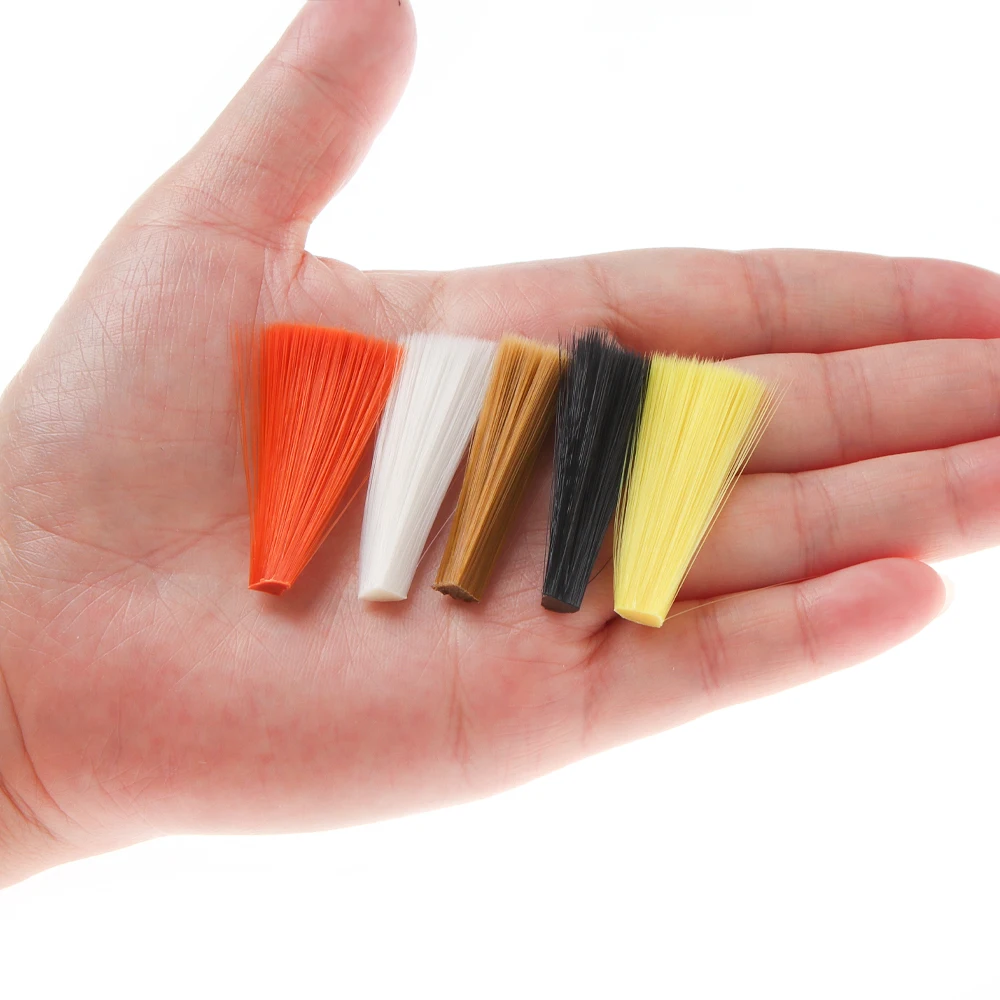 2er-/5er-Pack Nylon-Tapered-Swifttail-Fasern für Perdigon-Nymphen – Ultrafeine Fasern für Trockenfliegenflügel – Fliegenbindematerial – Detail 6