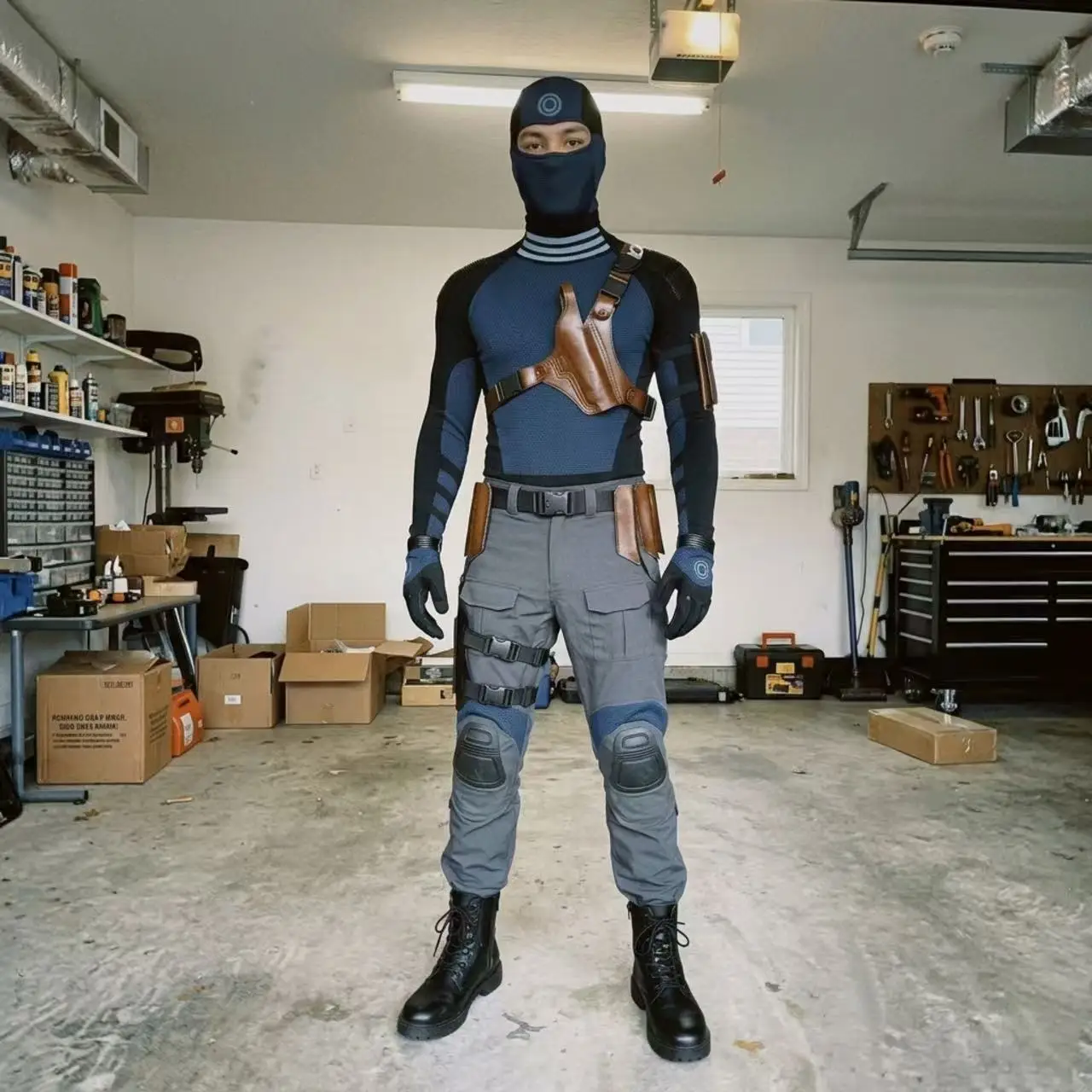 Bullseye Cosplay Kostüm Maske Hemd Verkleidungsanzug Halloween