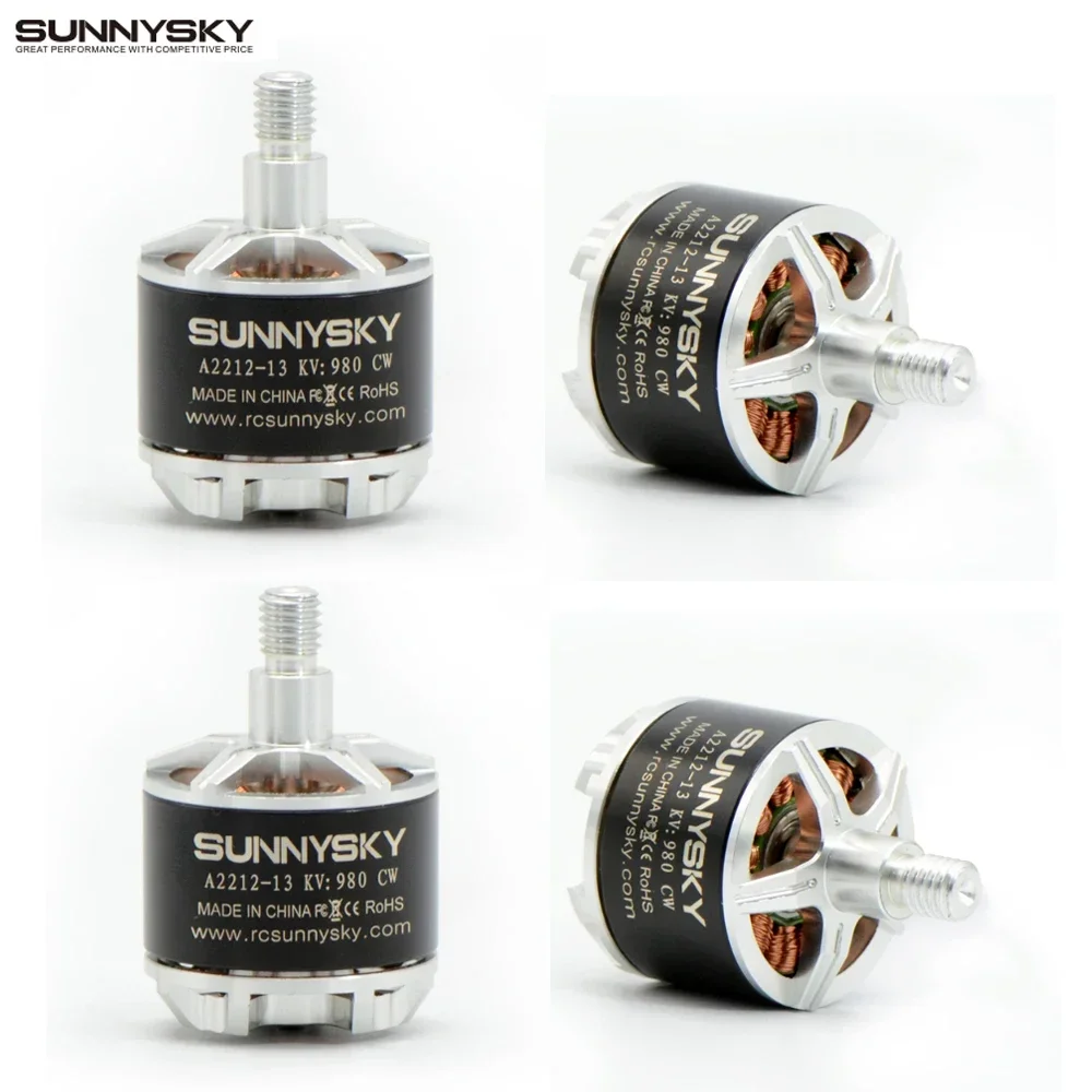

4pcs/lot SUNNYSKY A2212 KV980 Outrunner Brushless Motor W/ self-lock screw - CW / CCW for RC Multicopter