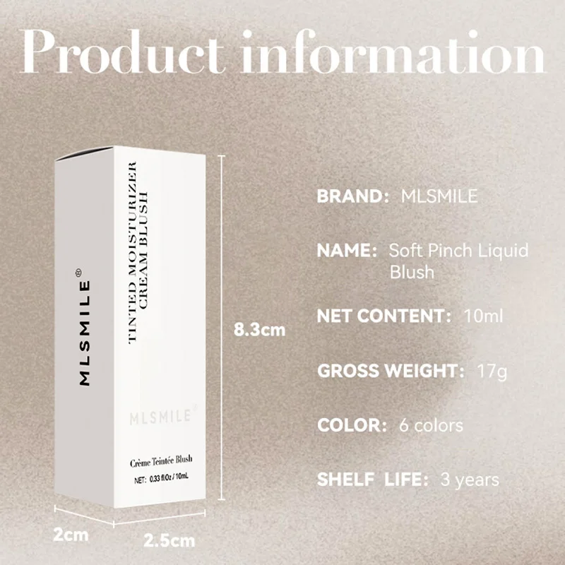 Kremowy róż w płynie Długotrwały Wodoodporny Łatwy w aplikacji Łatwy w użyciu Barwnik Halo Rozjaśnia Twarz Gładki Brzoskwiniowy Czerwony Kosmetyki Damskie