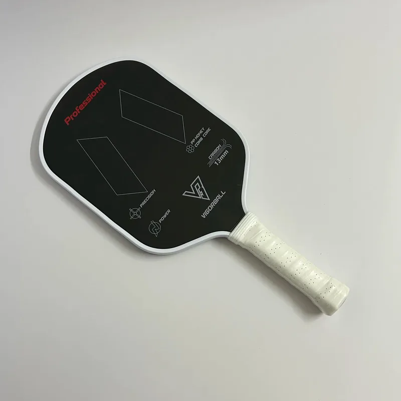 Pickleball Paddle Set marca di buona qualità superficie in fibra di carbonio smerigliato 13MM PP nucleo a nido d'ape Paddle aggressivo controllo migliorato