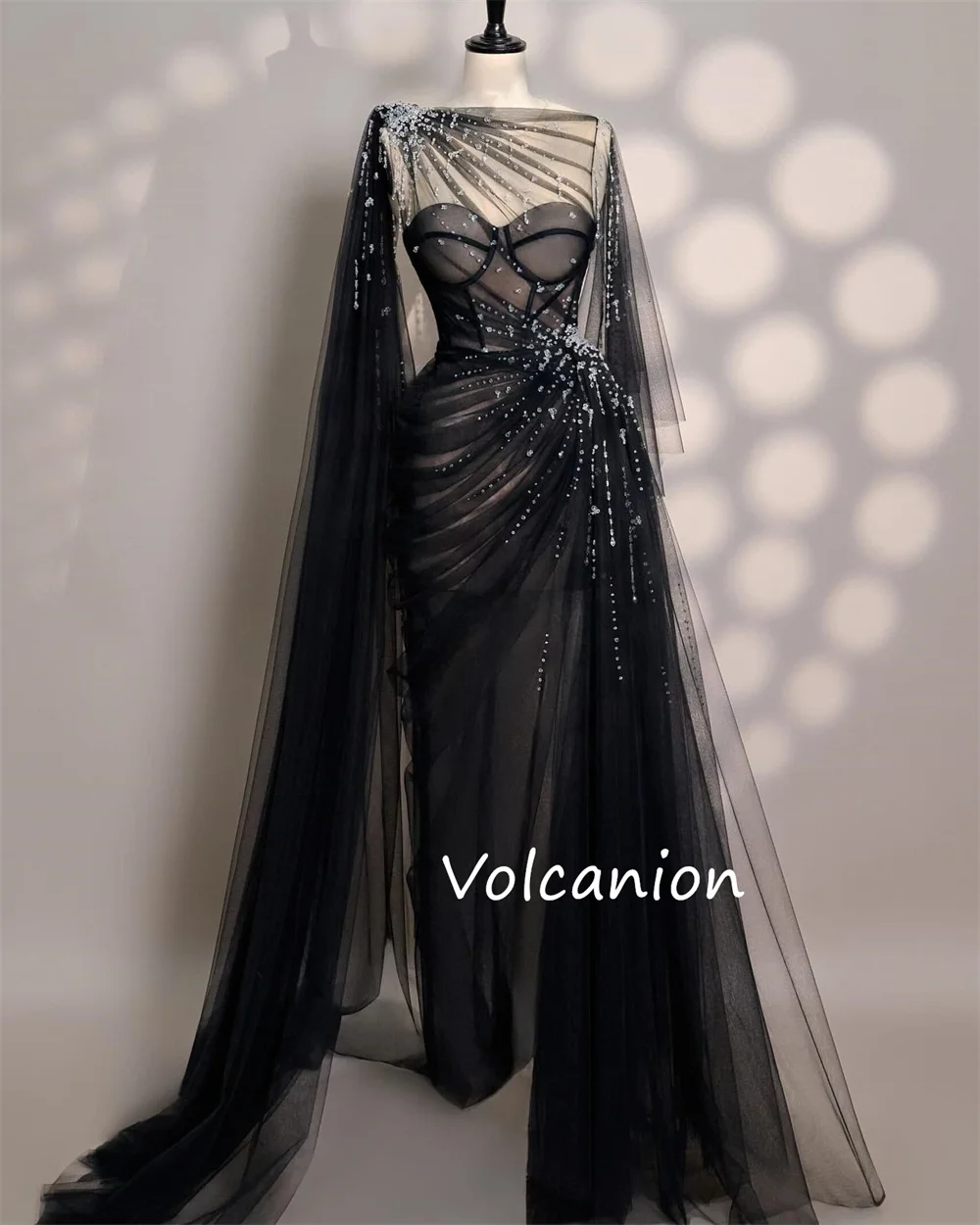 Customized Net Pleat Rhinestone Straight Boat Neck Midi Dresses Bespoke Occasion Party Fashion Sparkle Matching