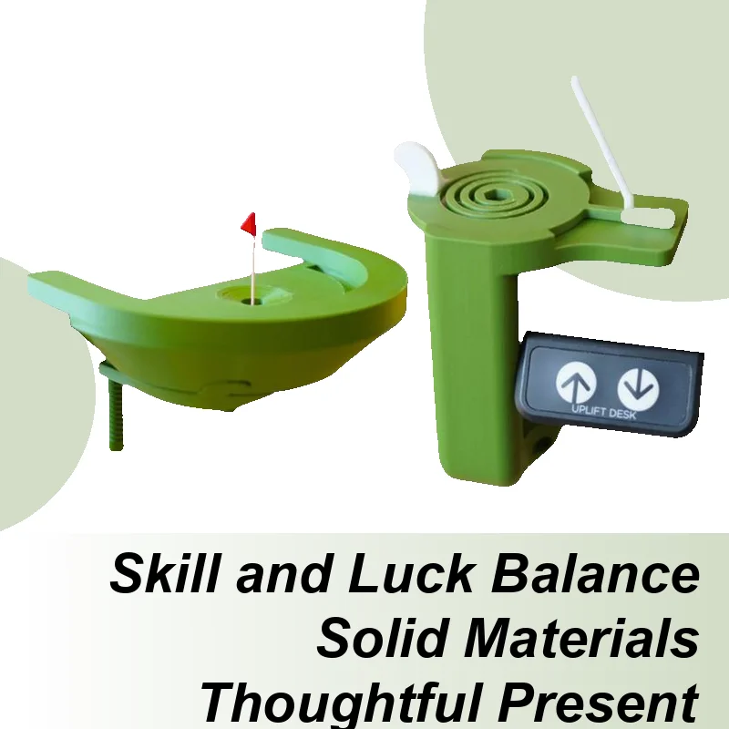 Golf Game 3D Printed Desk Golf Toy Desktop Ball Set With Realistic Course Table Toy For Workplace Golfers Enthusiasts Indoor