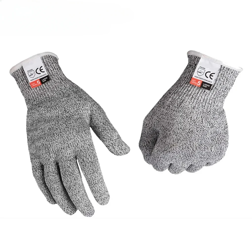 Guantes anticorte para cocina, jardinería, guantes de pesca anticorte, resistentes al desgaste, protección laboral, clase 5, HPPE, antiarañazos