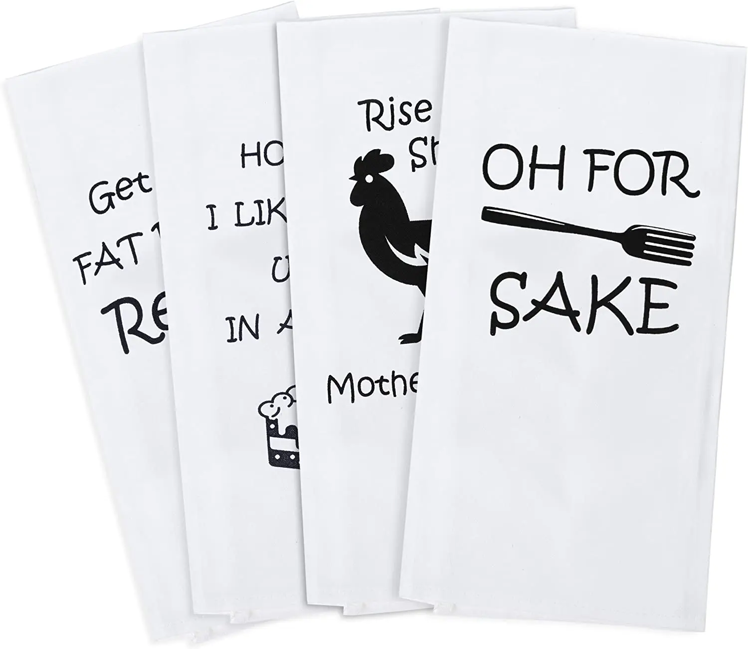 Decorative Kitchen Towels - Funny Kitchen Towels with Sayings, Tea Towels For Kitchen, Funny Dish Towels, Perfect for Housewarmi