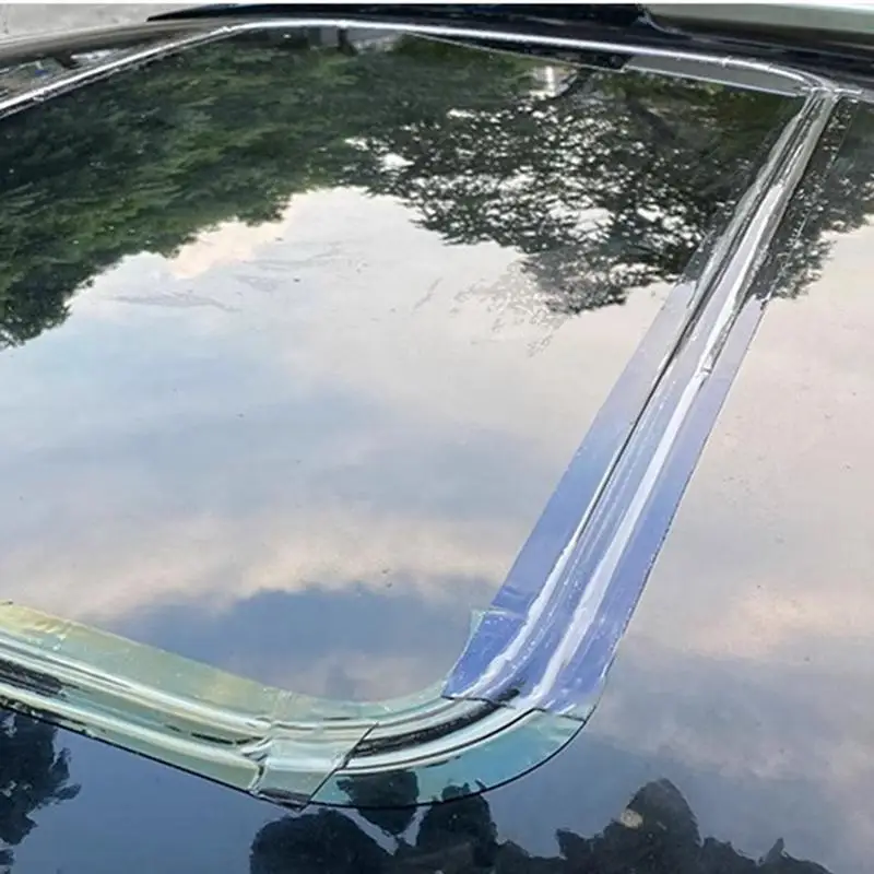 Car sunroof sealing strip Transparent RV Roof Tape Waterproof&leakproof Auto Roof Windshield Car Sealant Protector Strip for car
