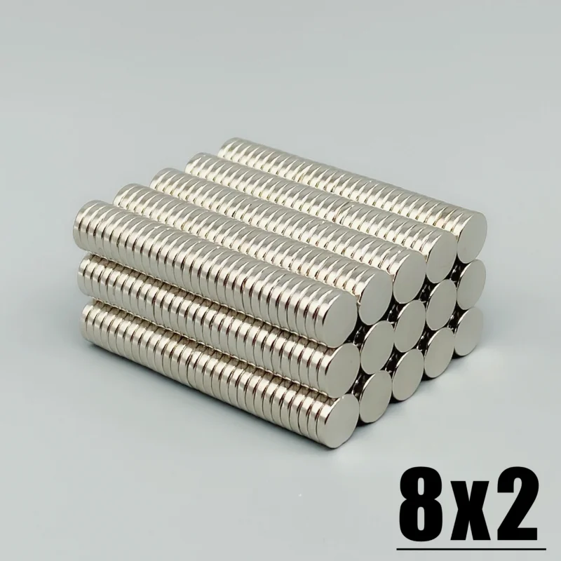 أداة الثلاجة المغناطيس 10-1000 قطعة 8x2 مللي متر مغناطيس مكتب الثلاجة المرآب أداة الحرفية Diy بها بنفسك الثلاجة 8*2 مللي متر Imane هوك ملحق