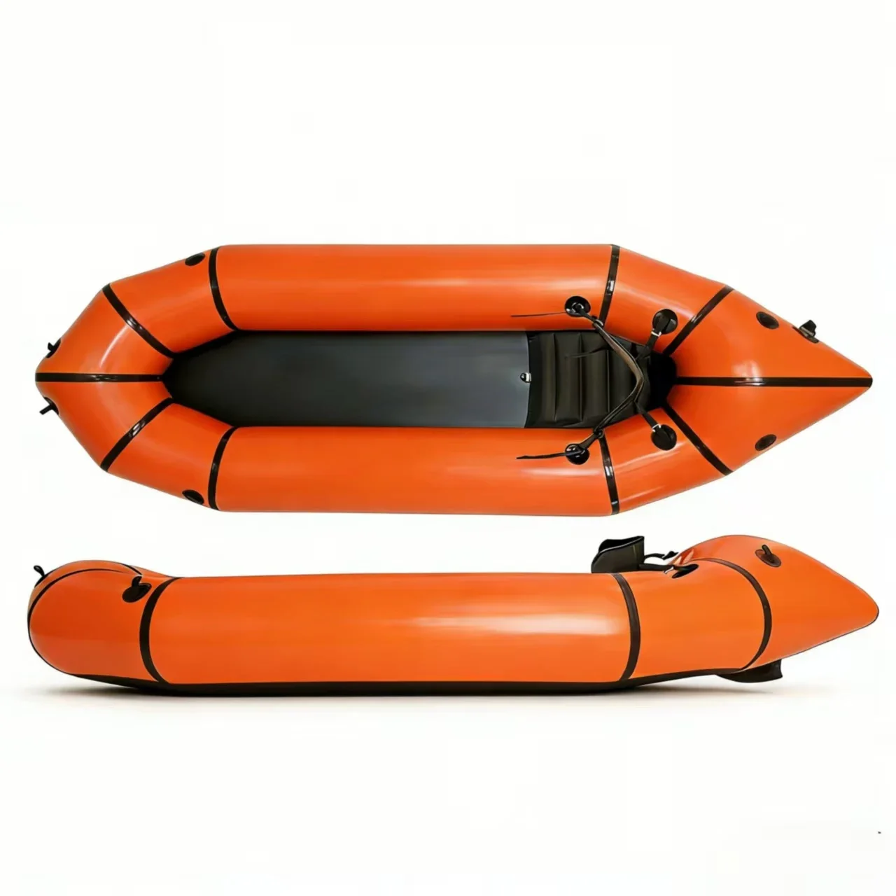 Cheap Ultralight 210D TPU Inflatable Calm Water Packraft for Adventure 4