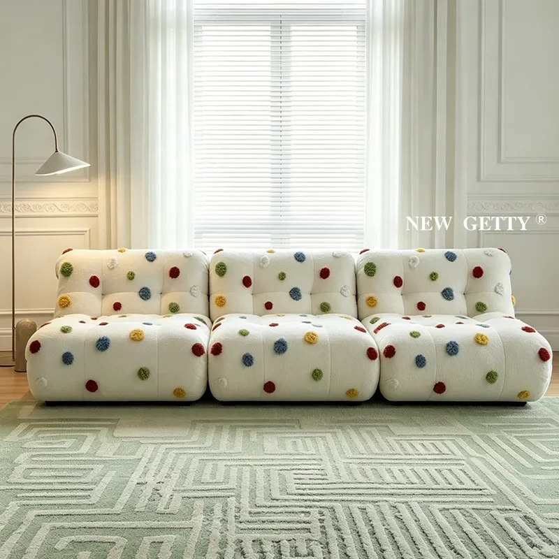 

b15 Seagull Modular Fabric Sofa Living Room Straight Double Sofa