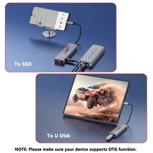 10Gbps USB3.2 Gen2 Hub USB C Splitter Hub 10GB para PC Laptop MacBook Air/Pro iPhone 15/15 más/15 Pro Max Samsung S24 S23 Ultra 8 mejores ventas USB Hub 3.2 - №7